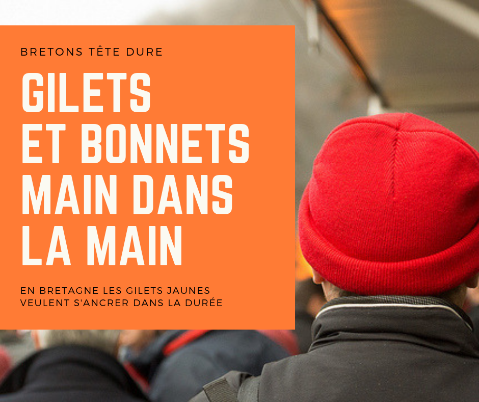 Read more about the article En Bretagne, les gilets jaunes  reprennent le flambeau des bonnets rouges