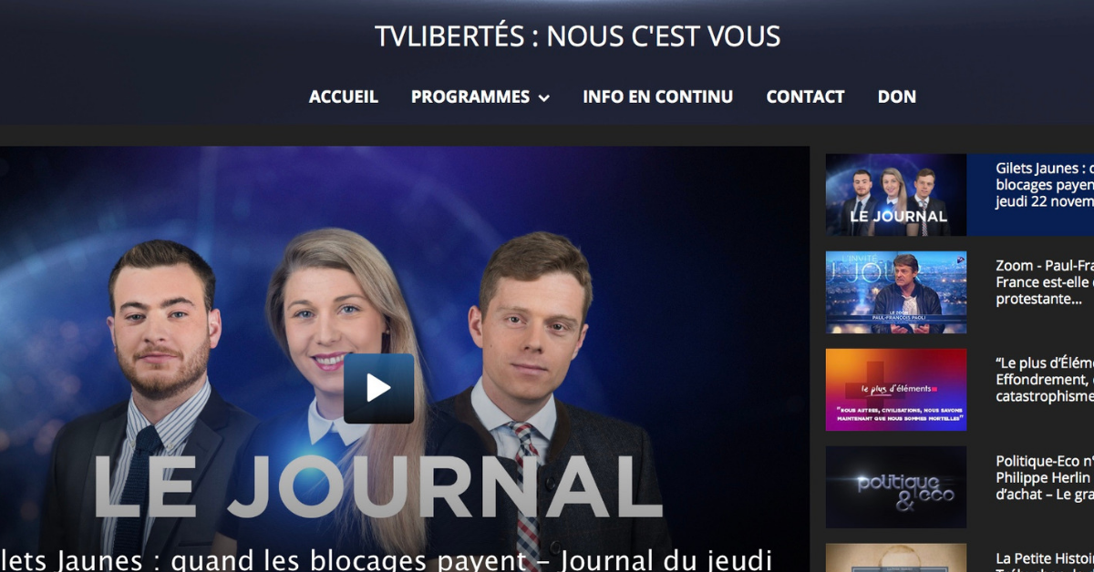 Read more about the article TV Libertés, le vaisseau amiral de la réinformation, fait peau neuve : une grande réussite au service des Français