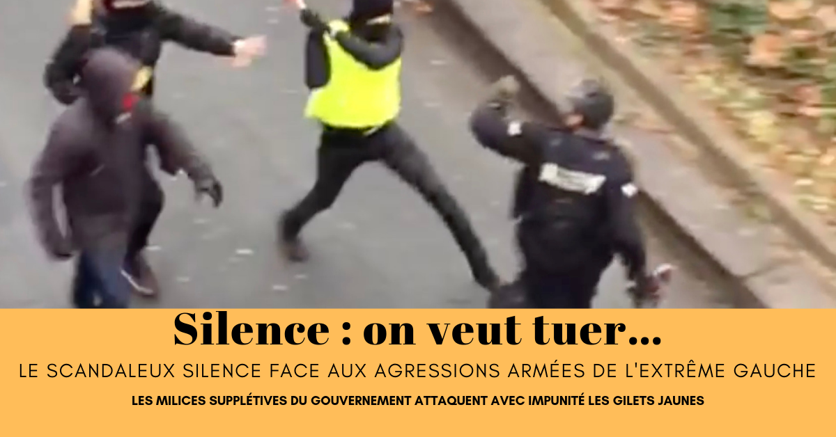 Read more about the article Alors que le gouvernement organise au parlement un grand battage autour d’une prétendue violence d’« extrême droite », il laisse les gauchistes faire régner la terreur dans les rues de Paris.