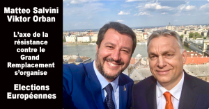 Read more about the article La rencontre en Hongrie de Matteo Salvini et de Viktor Orban symbolise la mise en place d’un axe de résistance contre le Grand Remplacement en Europe. Un signe d’espoir pour tous les Européens.