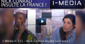 Read more about the article Le rappeur Nick Conrad insulte gravement la France et met en scène la haine des Blancs en simulant la mort d’une femme blanche dans l’indifférence des médias bienpensants.