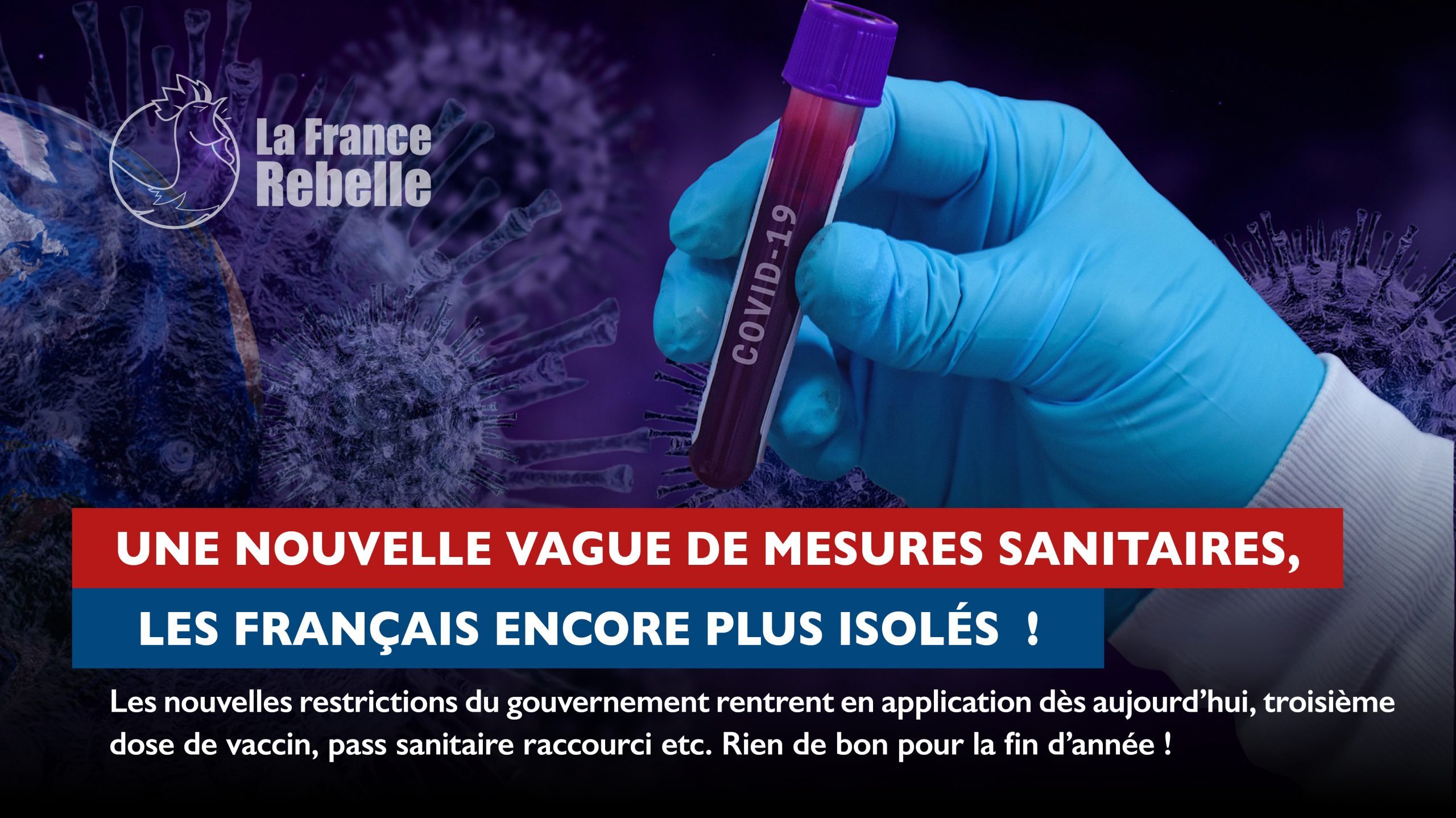 Read more about the article Une nouvelle vague de mesures sanitaires appliquée aujourd’hui !