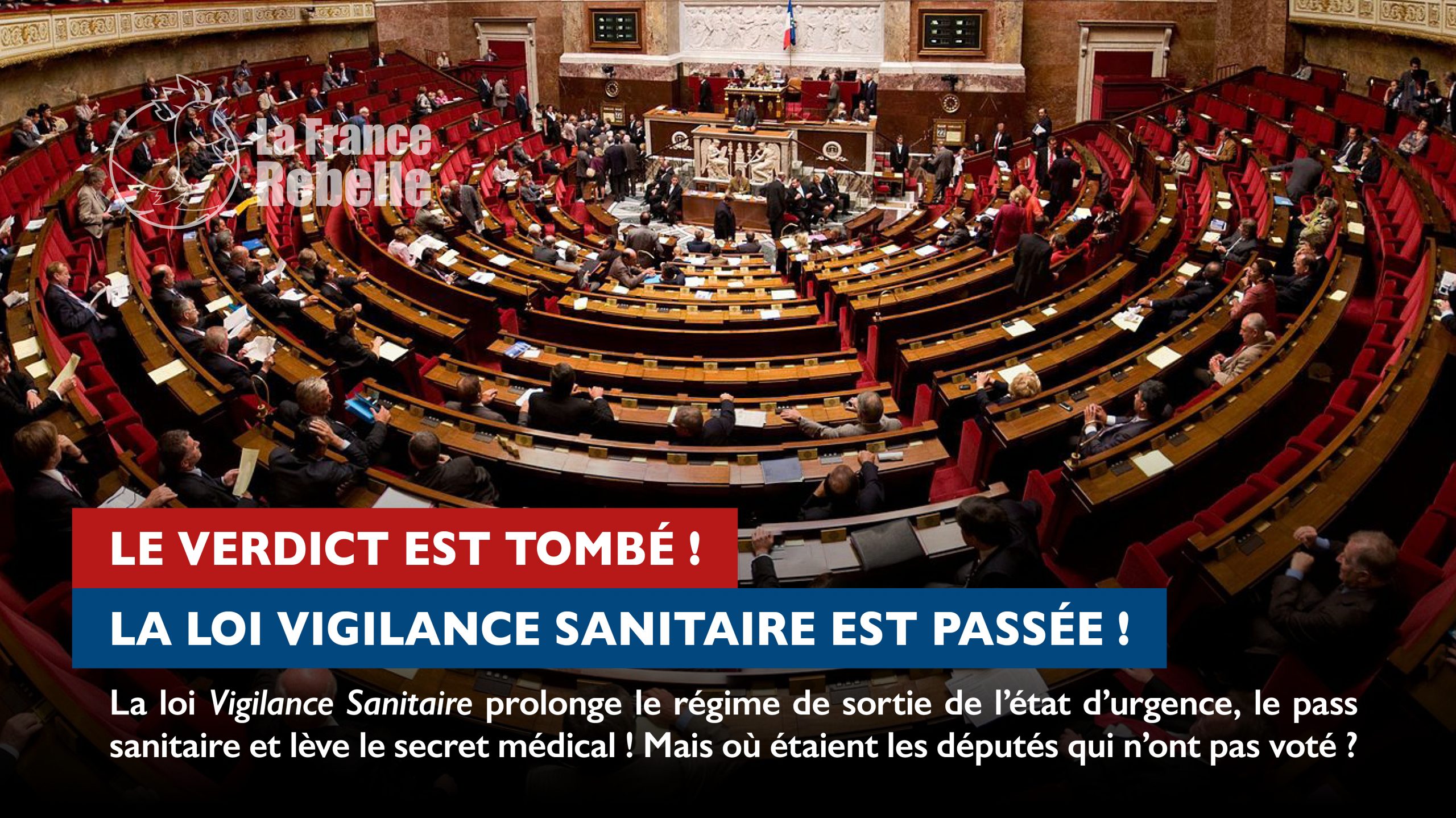 Read more about the article La loi Vigilance Sanitaire est passée !