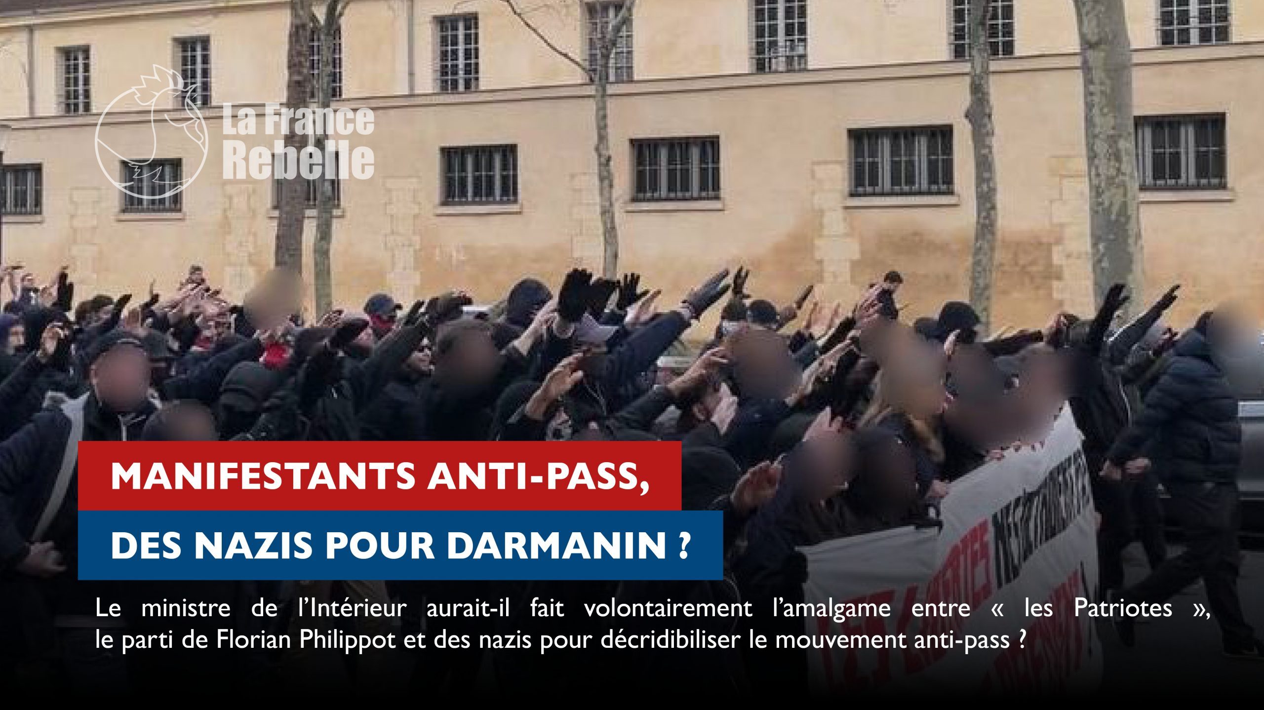 Manifestants anti-pass, des nazis pour Darmanin ?